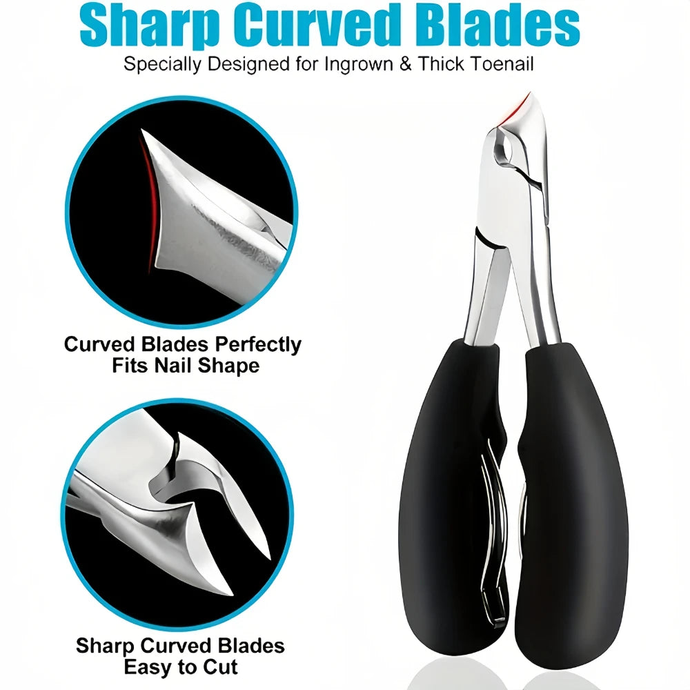 Heavy-Duty Stainless Steel Nail Trimmer for Thick Nails - 5