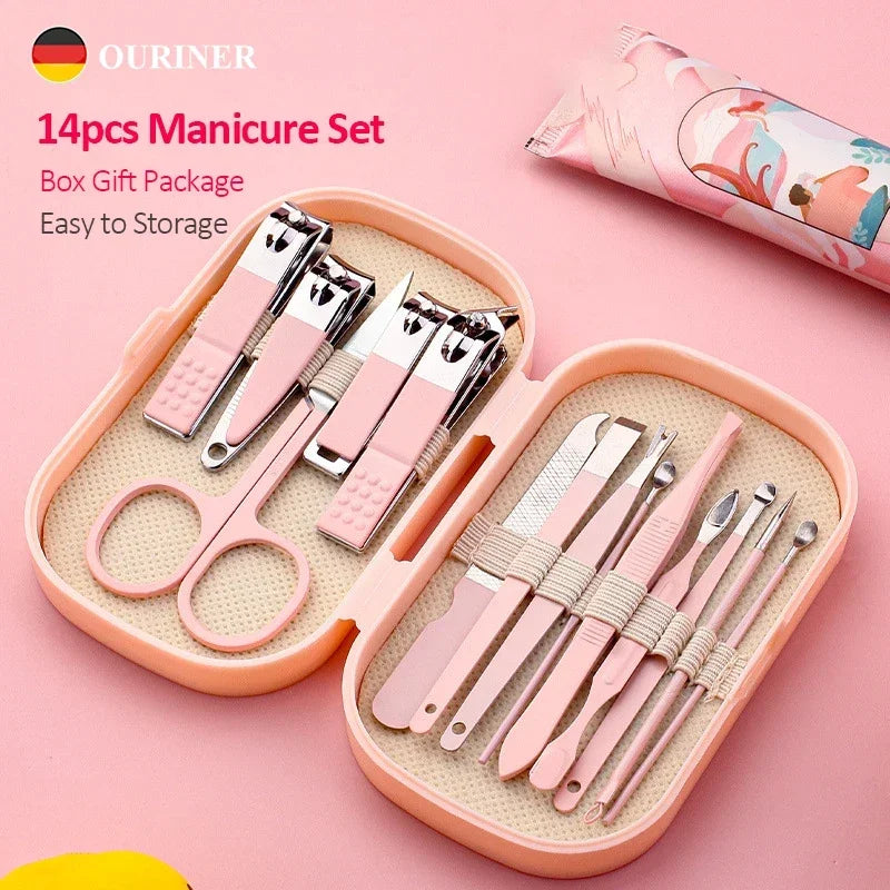 Professional Manicure and Pedicure Grooming Kit