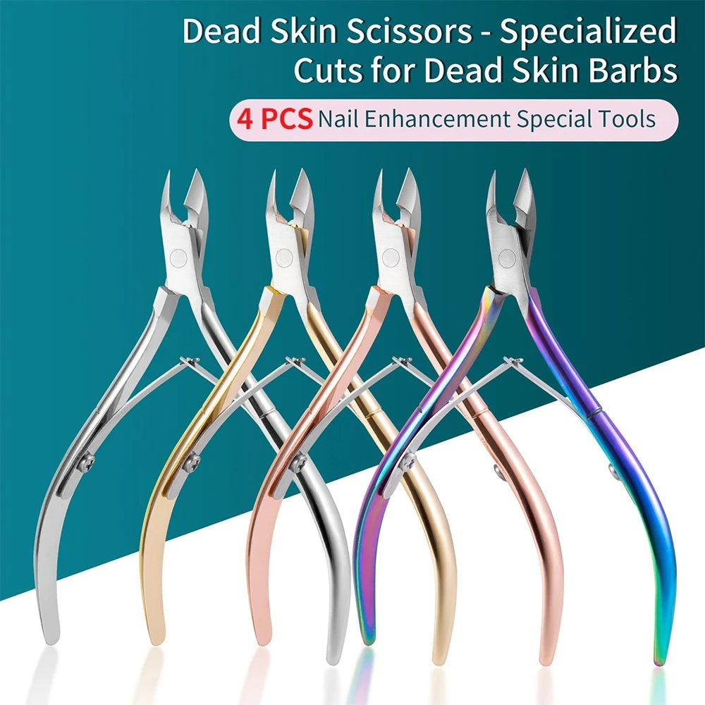 Professional Stainless Steel Cuticle Nipper for Manicure - 12
