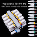 Ceramic Nail Drill Bit Set for Manicure and Pedicure