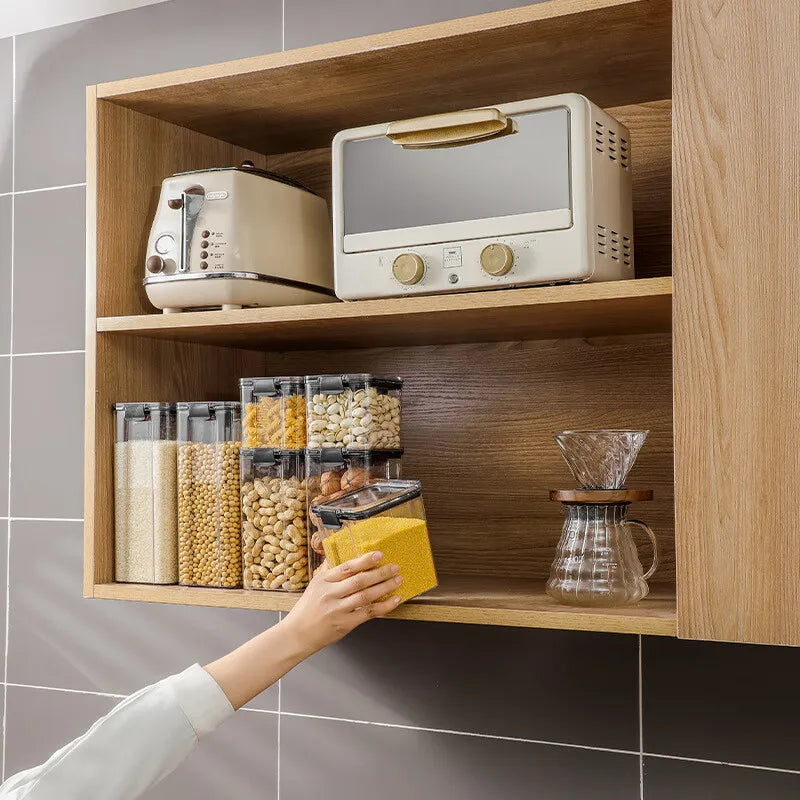Airtight Clear Food Storage Container for Kitchen Organization