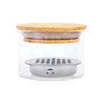 Glass Nail Brush Cleaning Cup with Filter