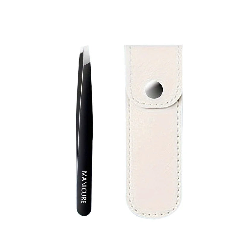 Precision Slant-Tip Eyebrow Tweezers - 1