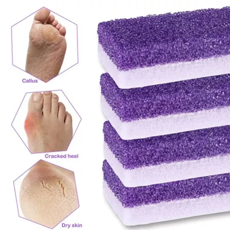 Dual-Sided Foot Exfoliating Pumice Stone for Smooth Heels
