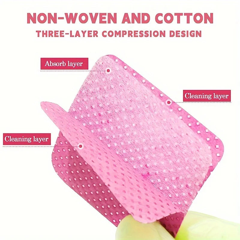 Lint-Free Nail Wipes for Gel Polish Removal - 3