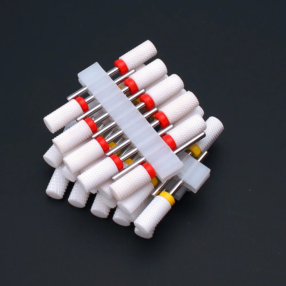 Ceramic Nail Drill Bit Set for Manicure and Pedicure