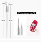 Professional Nail Art Brush Set for Manicure Designs