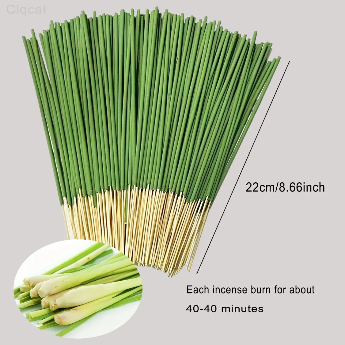 Lemongrass Citronella Natural Incense Sticks