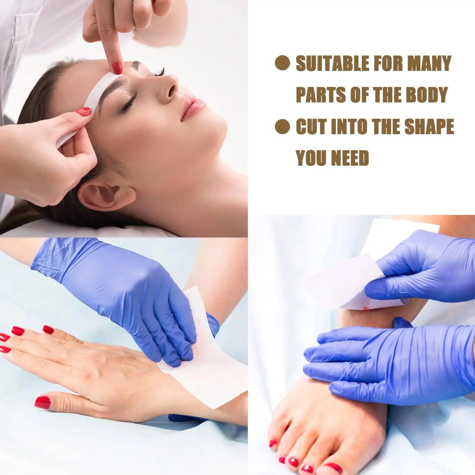 Professional Non-Woven Hair Removal Wax Strips - 3