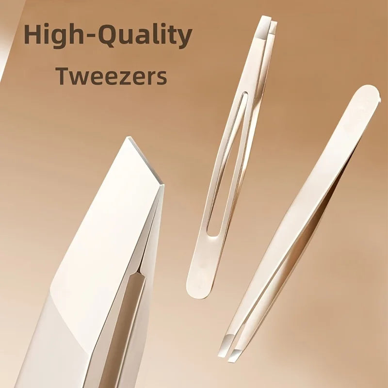 Professional Precision Beauty Tweezers for Grooming
