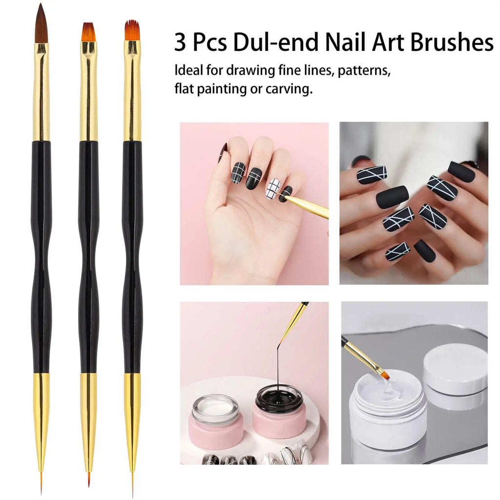 Professional Nail Art Brush and Dotting Tool Set