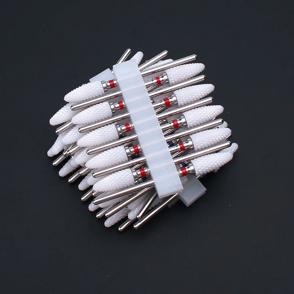 Ceramic Nail Drill Bit Set for Manicure and Pedicure