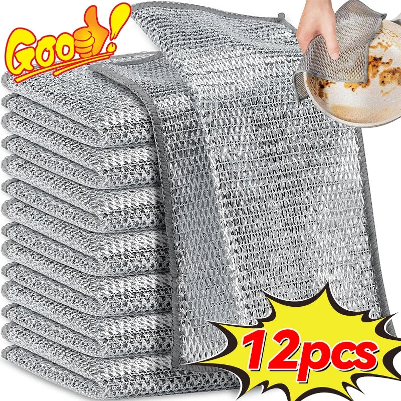 Heavy-Duty Wire Dishwashing Cloth for Kitchen - 1