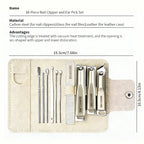 Professional Stainless Steel Manicure and Pedicure Grooming Kit