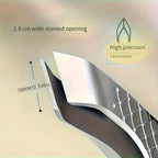 Wide-Mouth Precision Hair Plucking Tweezer