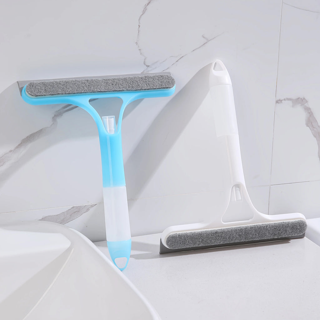 3-in-1 Glass and Window Cleaning Squeegee with Spray Bottle