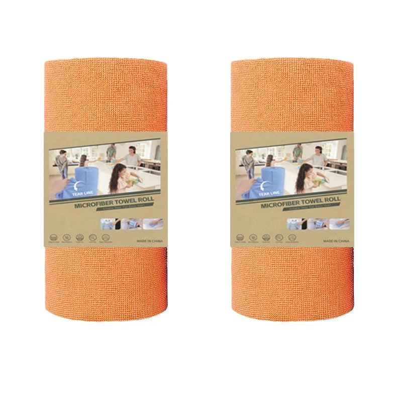 Reusable Washable Kitchen Cleaning Cloth Roll - 18