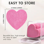 Lint-Free Heart Nail and Lash Cleaning Wipes