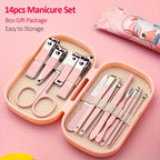 Professional Stainless Steel Manicure and Pedicure Grooming Kit
