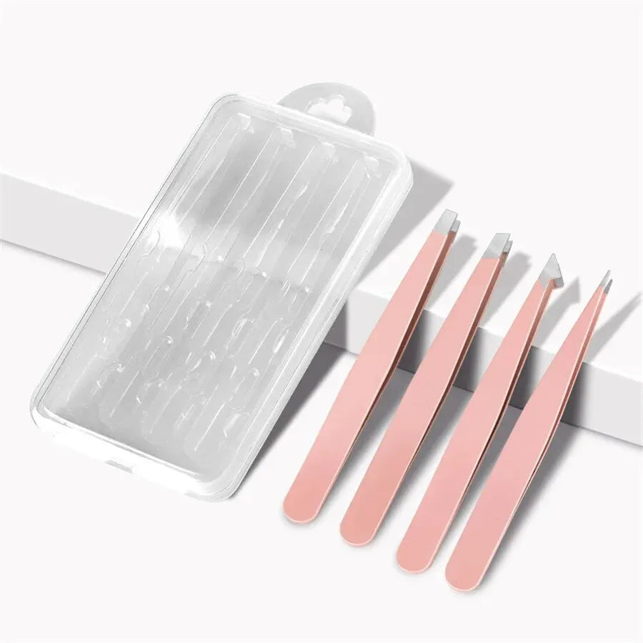 Professional Precision Eyebrow Tweezer Set - 13