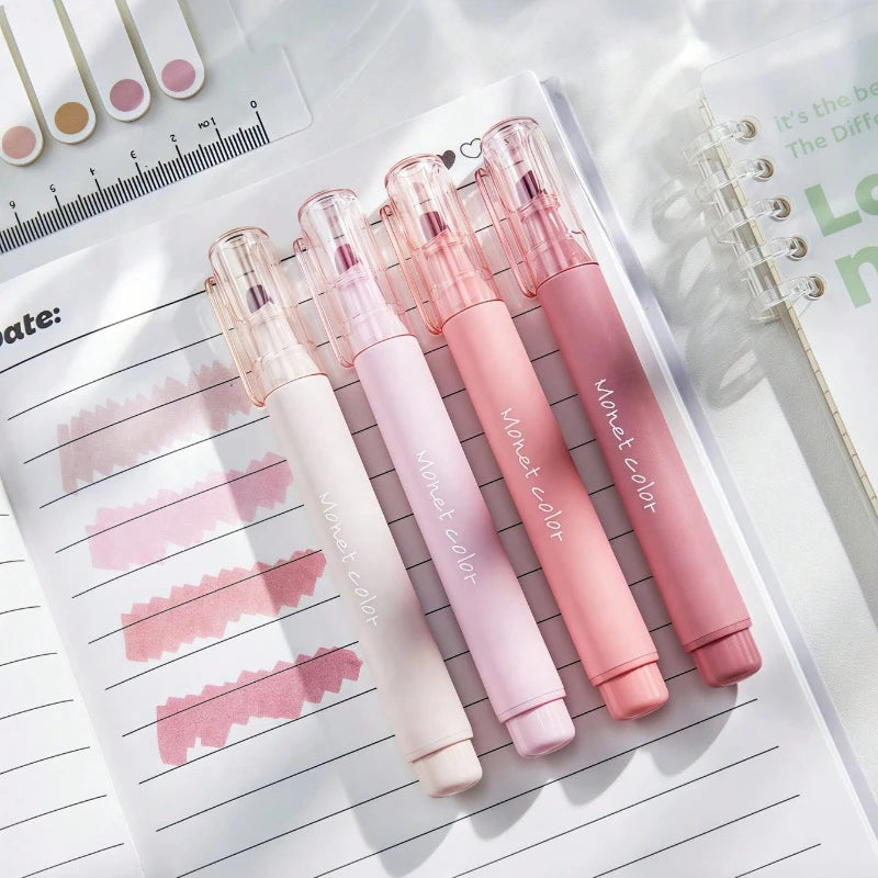 Soft-Touch Pastel Gel Highlighter Pens - 1