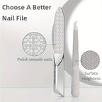 Professional Stainless Steel Manicure Nail File
