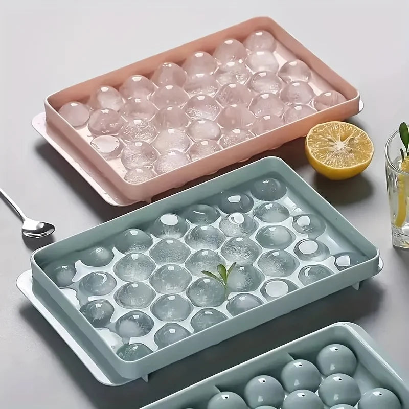 Round Ice Ball Maker Tray for Cocktails - 7