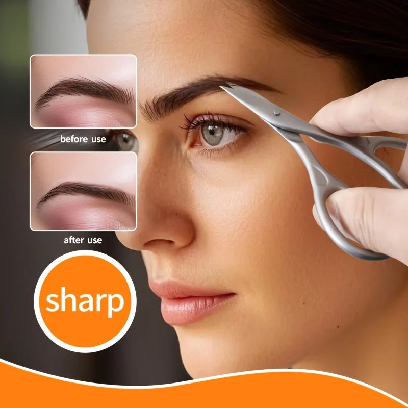 Professional Precision Curved Nail and Grooming Scissors
