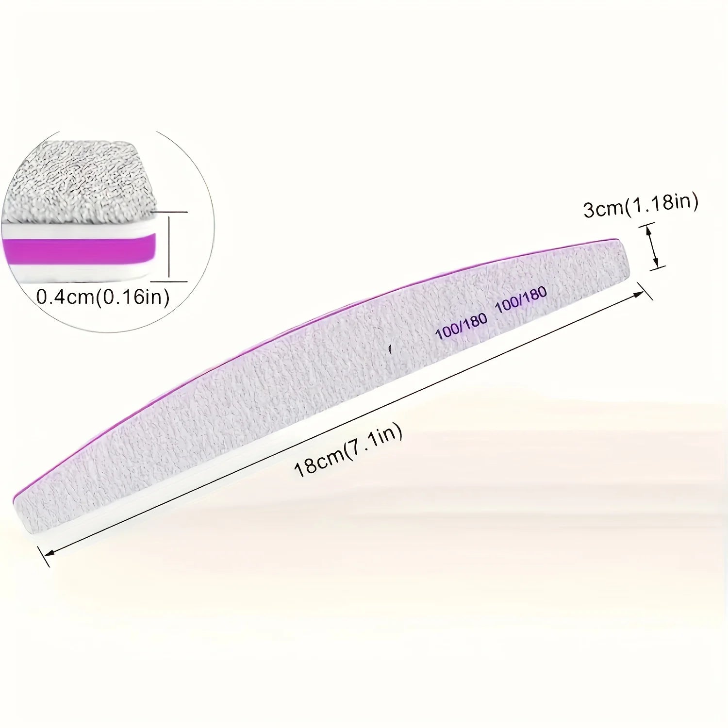 Professional Double-Sided Nail File and Buffer - 7