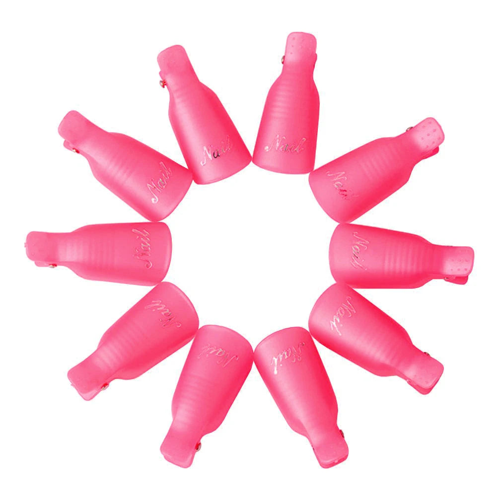 Reusable Soak Off Nail Gel Polish Remover Clips