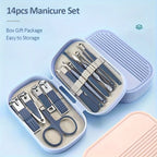 Professional Stainless Steel Manicure and Pedicure Grooming Kit