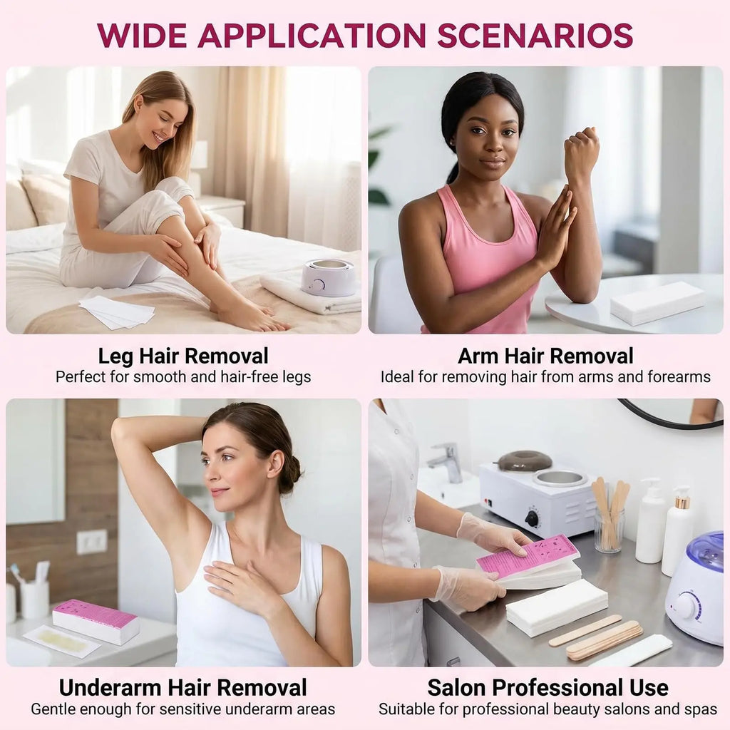 Professional Non-Woven Hair Removal Wax Strips