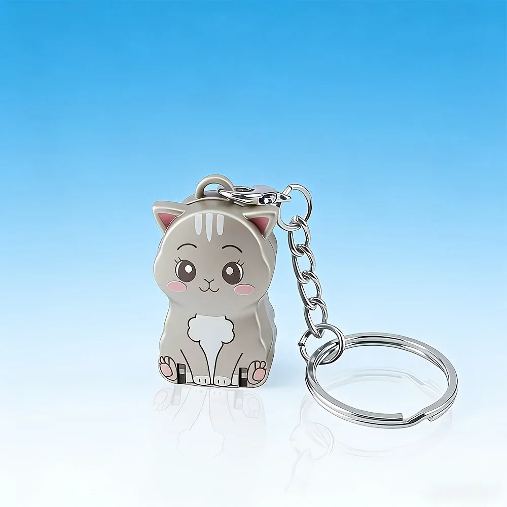 Portable Cat Design Keychain Nail Clipper - 10