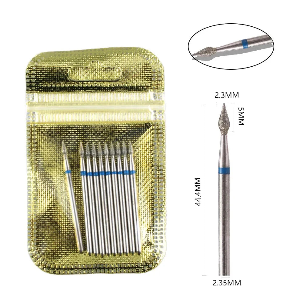 Diamond Drill Bit Set for Professional Nail Manicure