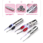Illuminated LED Eyebrow Tweezer for Precision Grooming