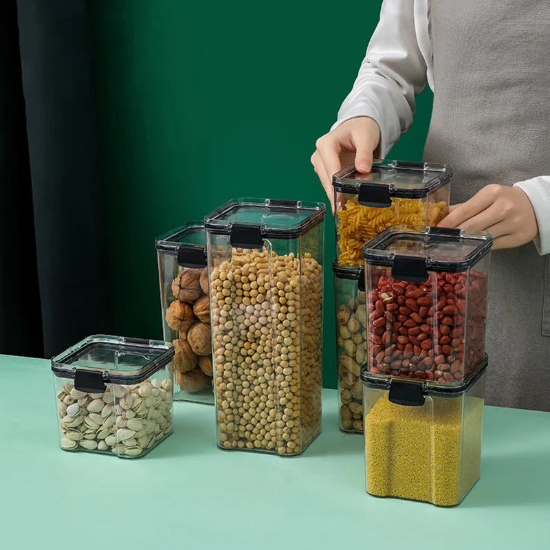 Airtight Clear Food Storage Container for Kitchen Organization