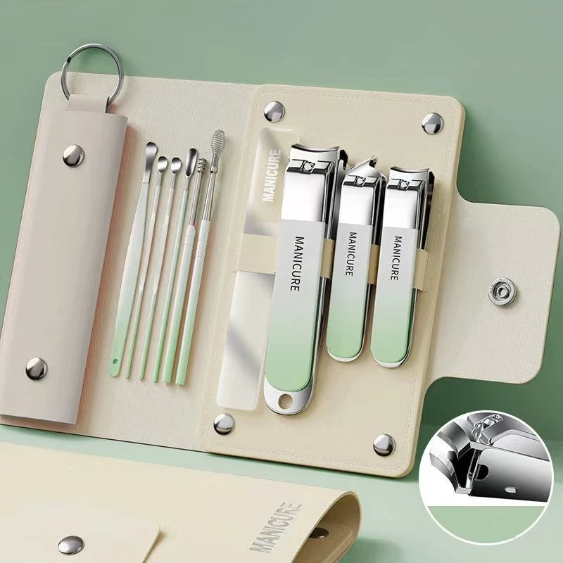 Professional Stainless Steel Manicure and Pedicure Grooming Kit