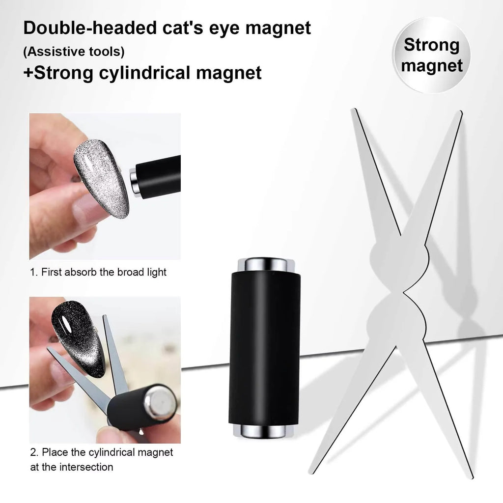 Magnetic French Tip Cat Eye Nail Tool