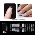 Almond Soft Gel Full Cover Press-On Nails