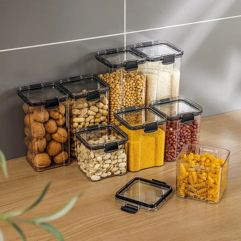 Airtight Clear Food Storage Container for Kitchen Organization