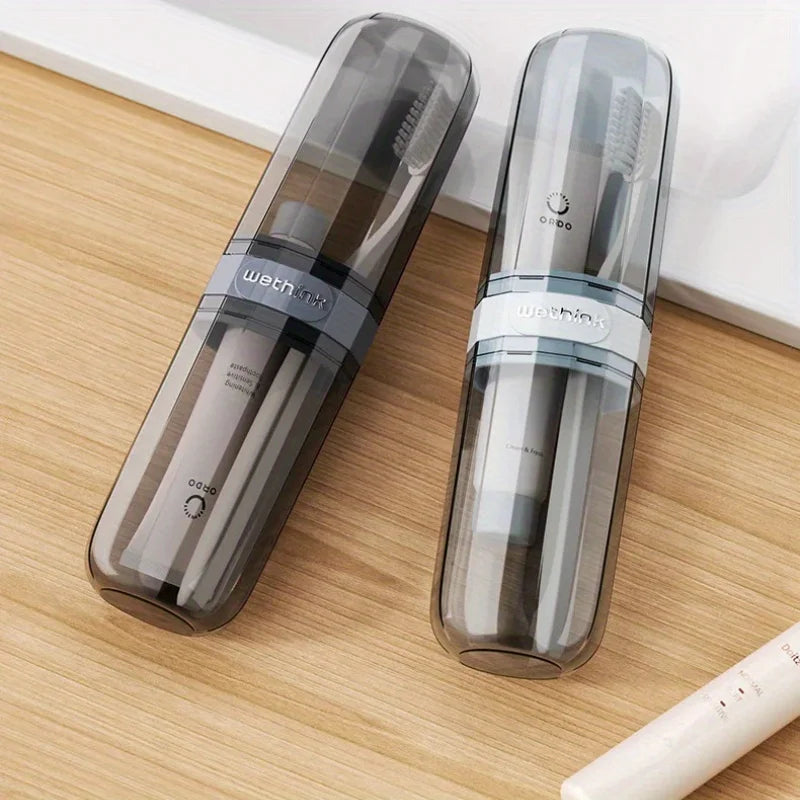 Portable Toothbrush and Toothpaste Travel Case