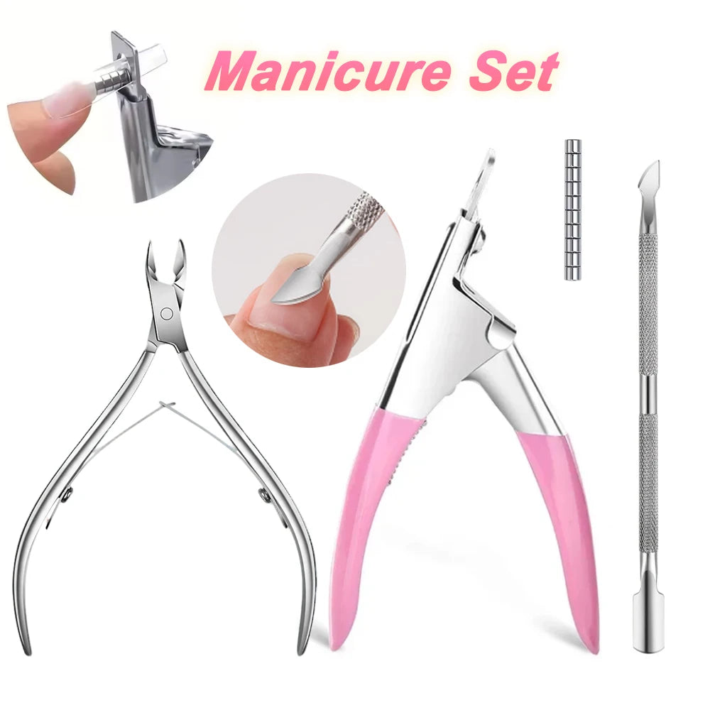 Professional Manicure and Cat Eye Nail Art Kit - 1