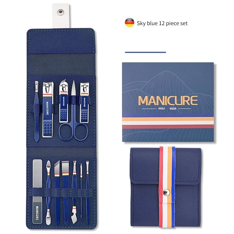 Professional Stainless Steel Manicure Grooming Set