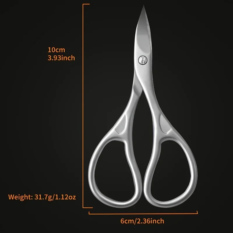 Professional Precision Curved Nail and Grooming Scissors