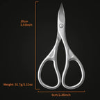 Professional Precision Curved Nail and Grooming Scissors