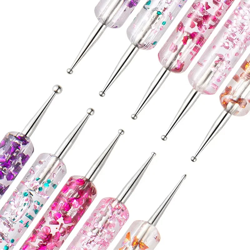 Professional Nail Art Brush and Dotting Tool Set - 5