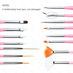 Professional Nail Art Brush and Dotting Tool Set
