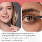 Precision Stainless Steel Tweezer Set for Grooming