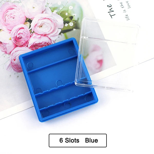 Clear Nail Drill Bit Storage Case