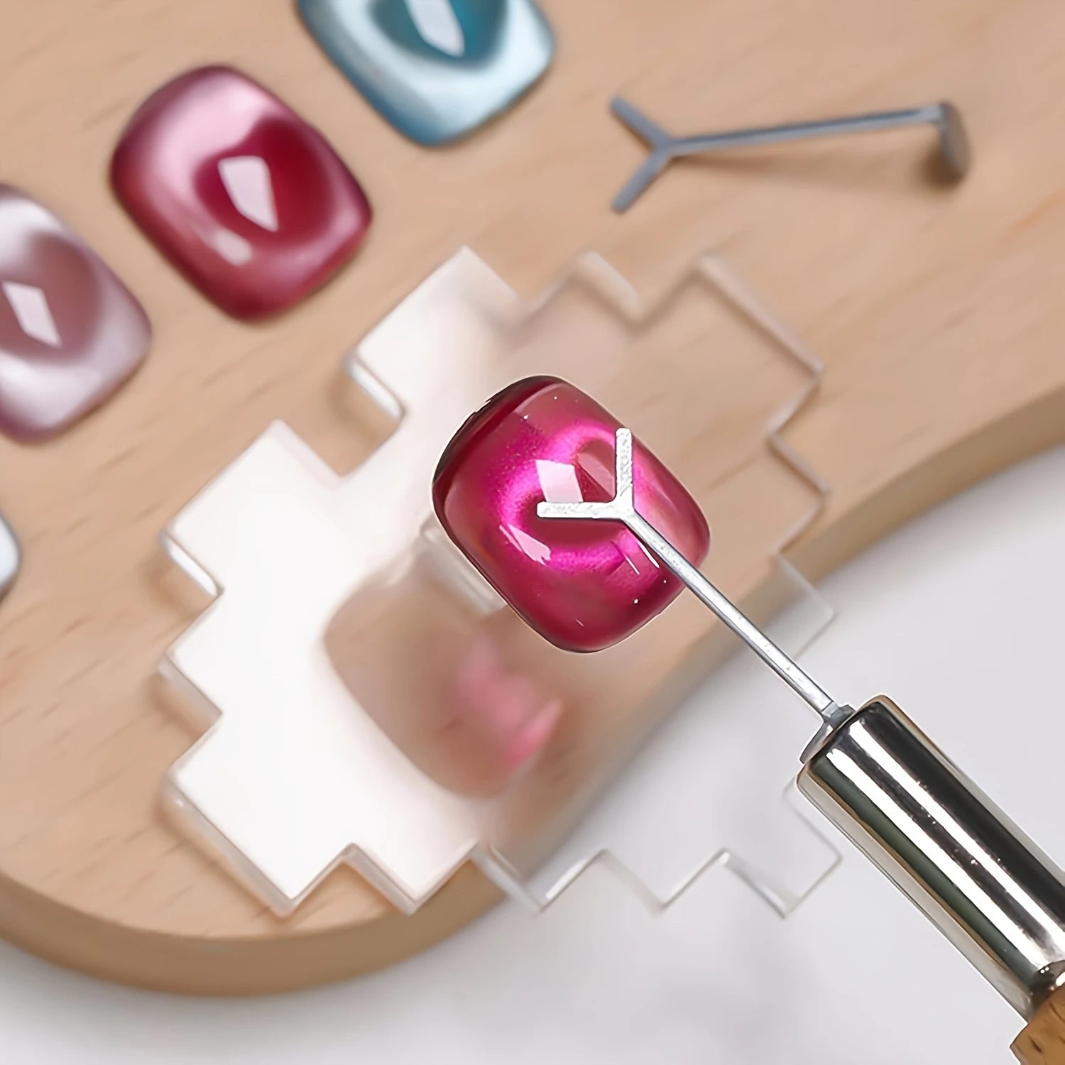 Magnetic Cat Eye Nail Art Shaping Tool Kit